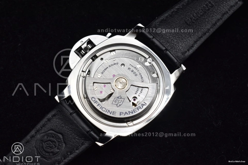 Best 42mm PAM1250 Gray 978 on Leather Dial Edition Due Luminor WaterResistant Strap Black P VSF 0502